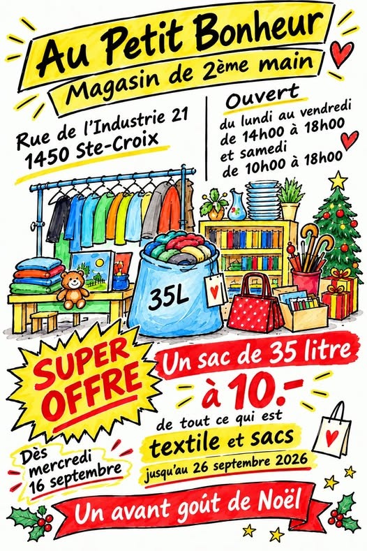Publicité : OFFRE SPECIALE 2° MAIN